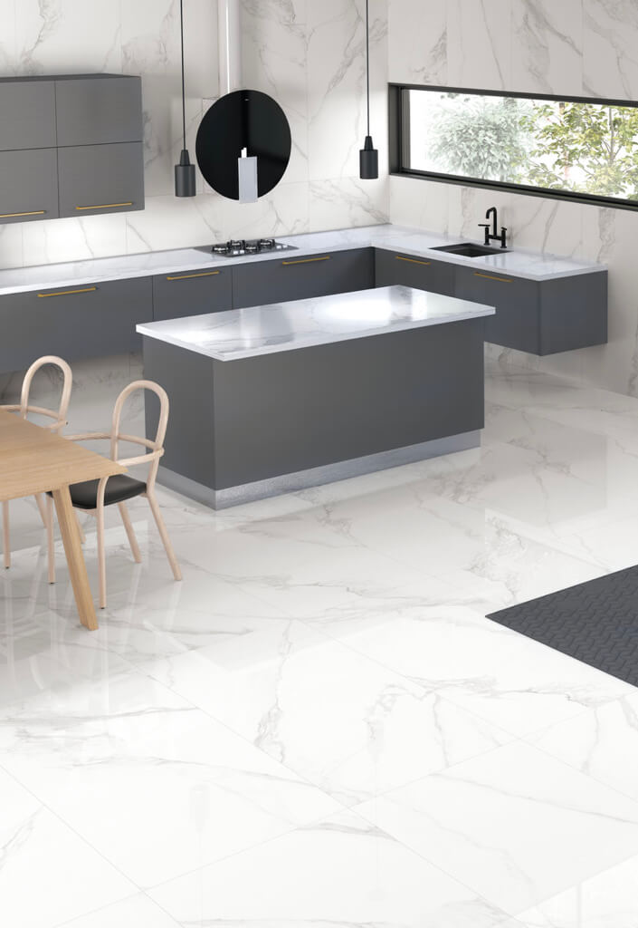 Keramische tegel keuken