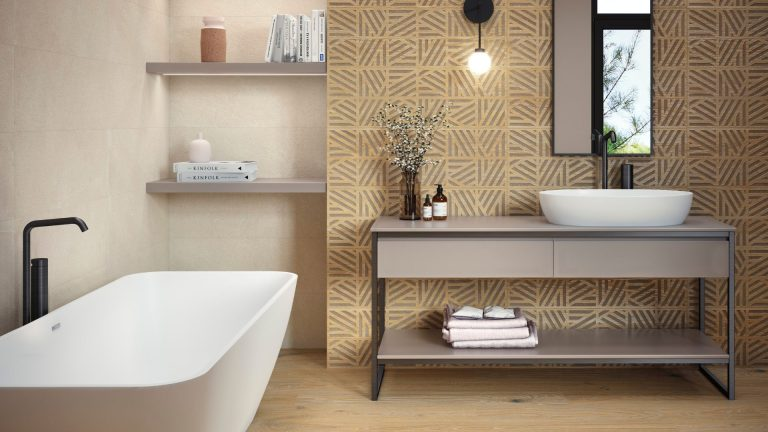 tegels-met-motief-badkamer-gele-kleuren