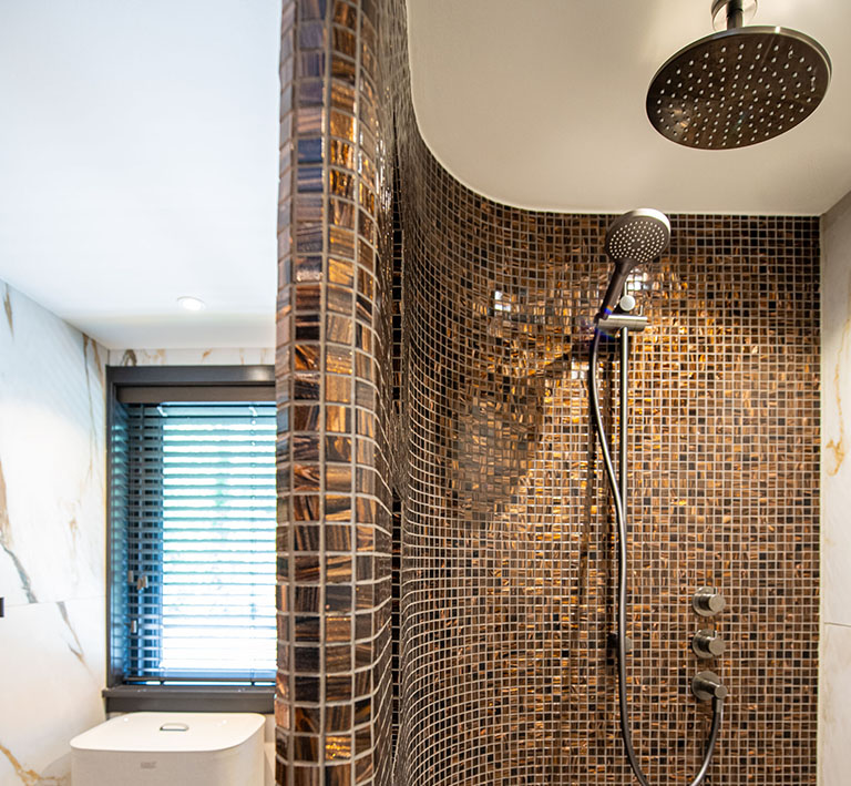 Douche tegels mozaïek