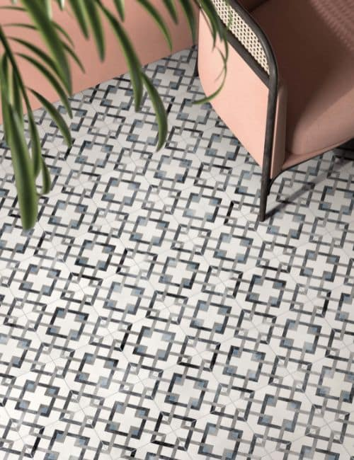 tegels met motief witte vloertegels